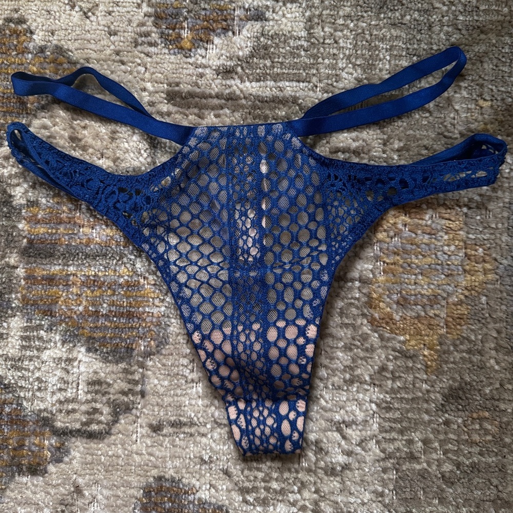 Victoria's Secret Blue Lace Panties